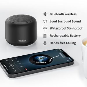 Bobtot Portable Bluetooth Speaker – Waterproof Mini Speaker