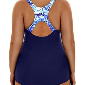 Aqua Eve Plus Size Athletic One Piece Swimsuit