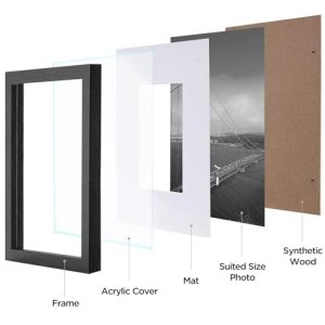 Black Picture Frame Set: Classic Gallery Wall Display