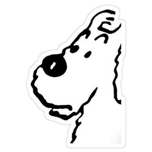 Tintin’s Dog Snowy Design Decal Sticker