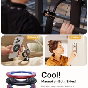 andobil Magnetic Phone Grip for MagSafe – Black