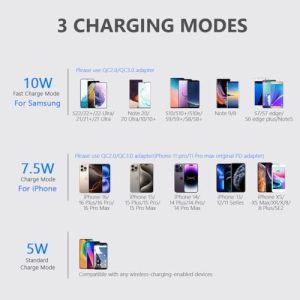 Yootech 10W Wireless Charging Stand: Dual Pack Efficiency