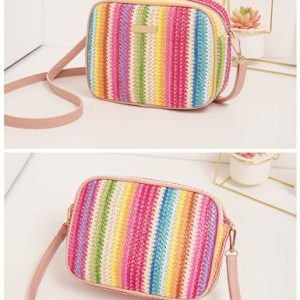 2024 Small Straw Crossbody Bag