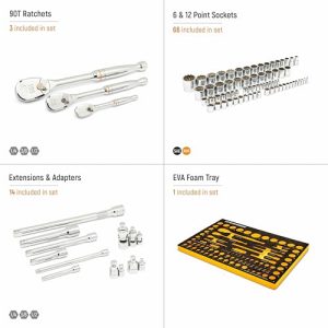 GEARWRENCH 83-Pc Mechanics Tool Set - Perfect Gift for Pros