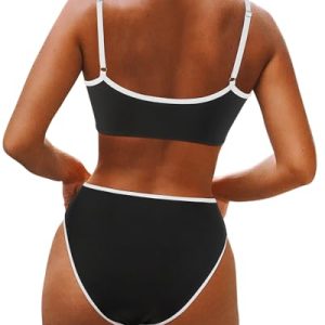 SUUKSESS Women High Waisted Bikini Set