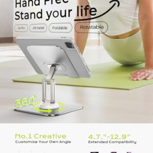 LISEN 360° Adjustable iPad Stand for Desk