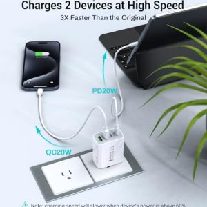 40W USB C Charger Cube 2-Pack: Fast Charging Bundle