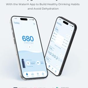 WATERH BOOST Smart Water Bottle: Hydration Reminder Gift