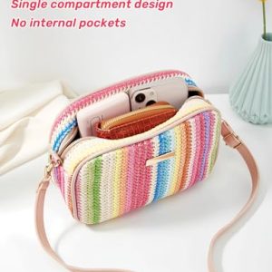 2024 Small Straw Crossbody Bag