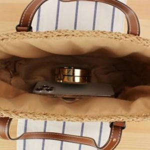 2024 Women’s Handwoven Straw Tote Bag