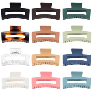 Sisiaipu 3.5 Inch Jaw Clips: Stylish Hair Accessories Set