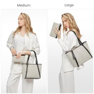 LOVEVOOK Designer Canvas Tote Purse