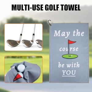 Funny Golf Towel – Clips for Easy Attachment