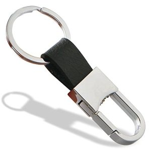 EXKOKORO Premium Leather Keychain Organizer: Set of 2