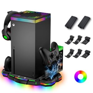 Cooling Stand with Top Fan for Xbox Series X