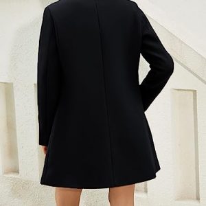 Springrain Wool Pea Coat: Chic Winter Coat