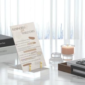 UoYeet Acrylic Easel Display Stand