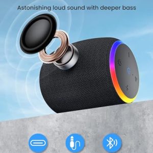 Portable Wireless Bluetooth Speaker – 15W Stereo Sound