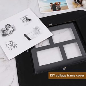 Black 600-Photo Album 4×6: Large Capacity Family Photo Album
