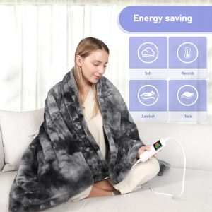 Electric Heated Throw Blanket – 10 Heating Levels