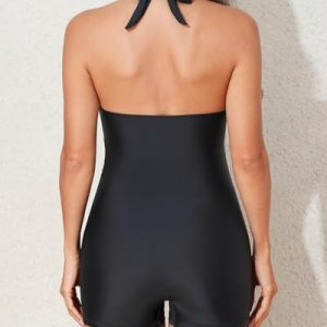 Tempt Me Women's Tummy Control One Piece Swimsuit with Shorts