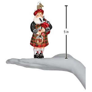 Highland Santa Glass Ornaments: Old World Christmas
