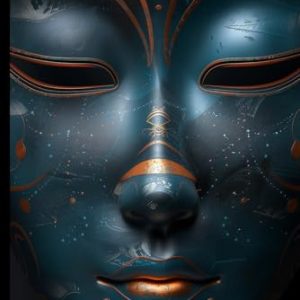 Mystical Mask Dotted Journal