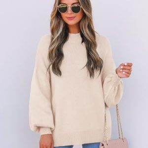 ZESICA Oversized Turtleneck Sweater: Stylish Gift Idea
