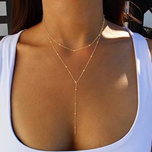 Foxgirl Gold Y Necklace: Trendy Gift for Women
