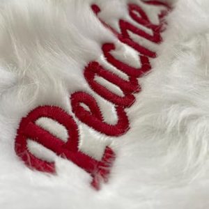 Personalized Red Velvet Quilted Christmas Stocking