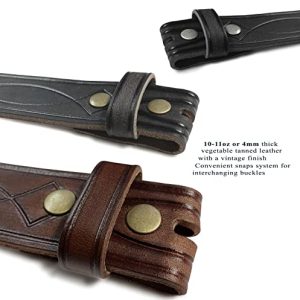 382000 Genuine Full Grain Leather Belt Strap
