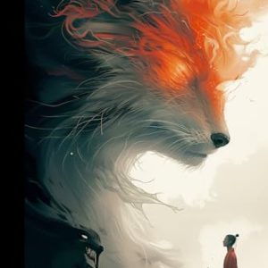 WishMerge Samurai and Spirit Fox Bullet Journal Cover