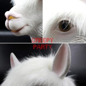Alpaca Animal Head Mask