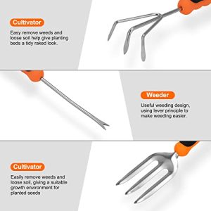 CHRYZTAL Stainless Steel Garden Tool Set: Perfect Gardening Gift