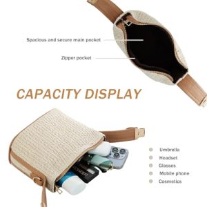 2024 Straw Woven Crossbody Bag