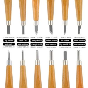 33 PCS Wood Carving Kit - Whittling Knife Set