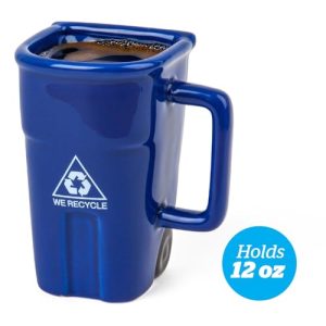 BigMouth Inc Recycle Bin Coffee Mug: Funny Gag Gift
