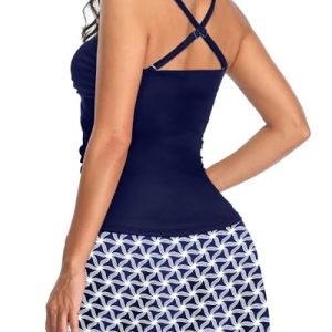 Women's Tummy Control Tankini Swimwear Set