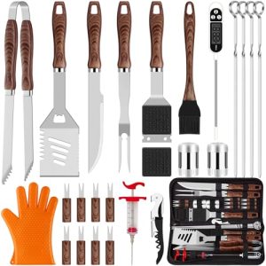 ROMANTICIST 26pcs Grilling Accessories Kit – Heavy Duty