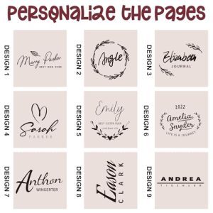 Personalized Leather Journal: Customized Writing Gift