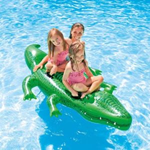 INTEX Giant Gator Inflatable Pool Float – Animal Pool Toy