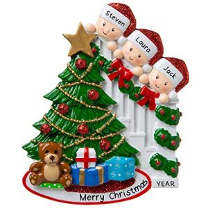 Personalized Family Christmas Tree Ornament