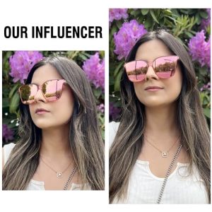 DUCO Retro Round Polarized Sunglasses for Women