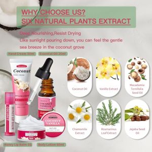 Coconut Vanilla Spa Gift Set – Unique Women’s Gifts