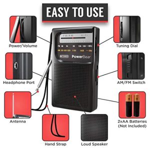 PowerBear Portable Radio | AM/FM