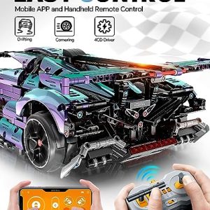 Super Plated Sports Car Building Kit – 1:10 Scale RC Car