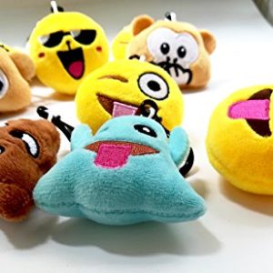 OHill Emoticon Plush Mini Pillows: Fun Party Favors