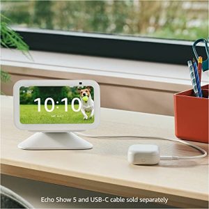 Echo Show 5 (3rd Gen) Adjustable Stand with USB-C Charging Port