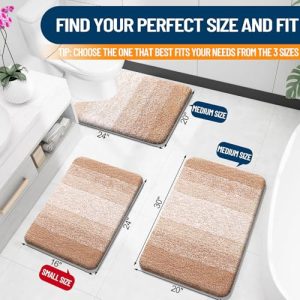 OLANLY Extra Soft Bathroom Rug Mat