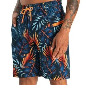 APTRO Men’s 9″ Swim Trunks – Compression Liner